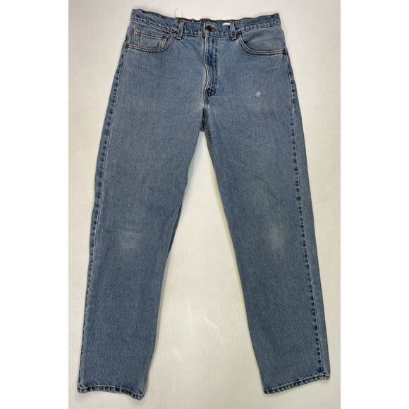 VINTAGE Levi's 550 Relaxed Fit Denim Jeans Men 34 X 31 Blue Tag Size 36 x 32 USA - Picture 1 of 9